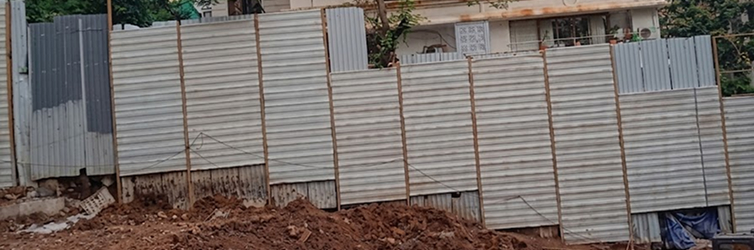 Construction Site Noise Barrier