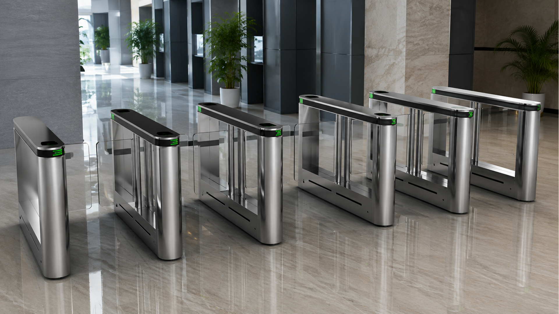 Swing-Type Flap Barriers / Swing Turnstiles